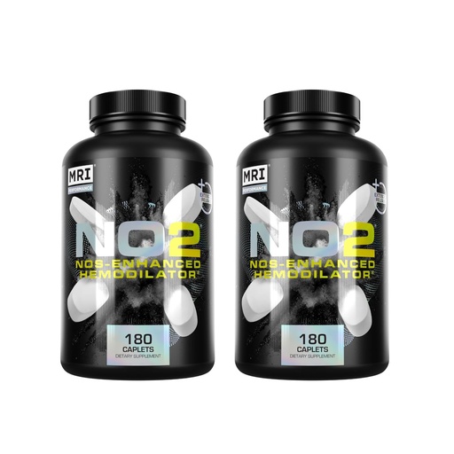 [BRSRGHYQAENRQF3V] MRI Performance NO2 Nitric Oxide Booster, Original Formula with 3,000mg L-Arginine & AAKG, Supports Nitric Oxide Production, Healthy Blood Pressure & Heart Health (180 Caplets, 2 Pack)