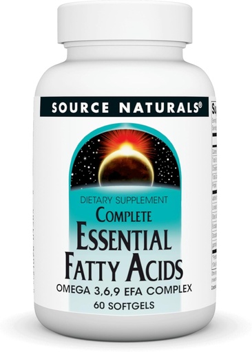 [BRSWIYYLO4DWGD3E] Source Naturals Complete Essential Fatty Acids Omega 3,6,9 EFA Complex, 60 Softgels