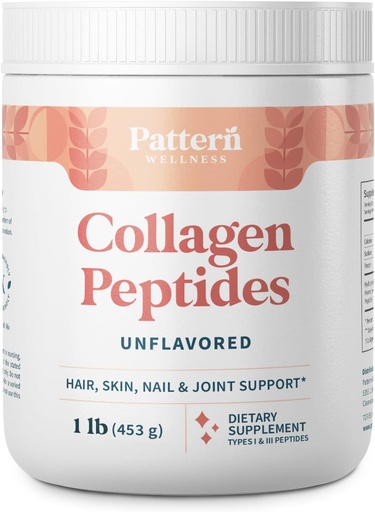[BRSW2HT4AB7GKA3L] Ereduaren ongizate kolagenoaren peptidoen hautsa (I & III motak) - Ile, Nails, Azal eta Osasun bateratua - Belarra altxatua - Hidrolized Collagen, Ez-GMO, Dairy Free, & Keto - Unflavored (16 Oz)