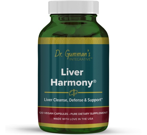 [BRSRGGA5OZ6AAF37] Liver Harmony® Dr. Gumman’s Integrative™ Clinical Grade - Advanced - Comprehensive - Liver & Gallbladder Support* Formula – Triperine® Enhanced – 120 Vegan Capsules – Made in USA
