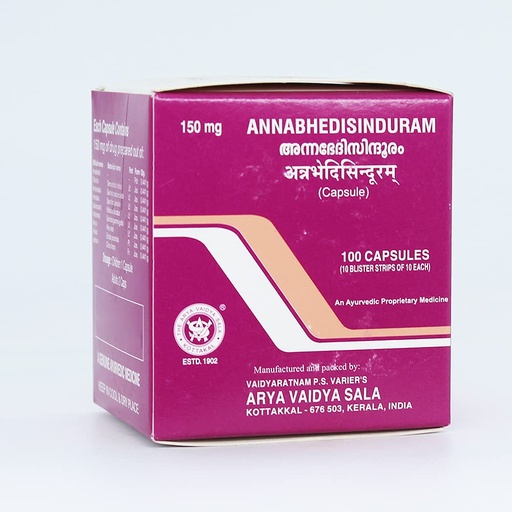 [BRSREGQPDIPGC2QV] Kottakkal Annabhedisinduram Capsule 150mg