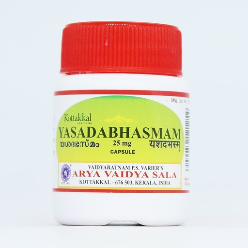 [BRSREGQPDEGQK3IY] Kottakkal Yasada Bhasmam Capsule 25mg
