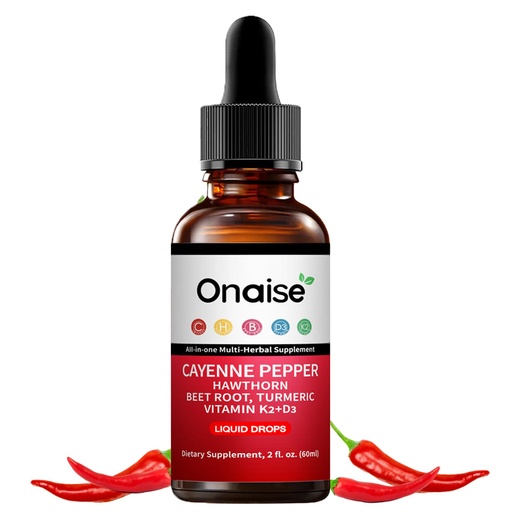 [BRSRGHQOOB6A4GQ6] Cayenne Drops – Plant-Based Liquid Wellness Blend with Beetroot Hawthorn Turmeric and Vitamins D3 K2 – Clean Daily Routine Formula for Balanced Lifestyle (1)