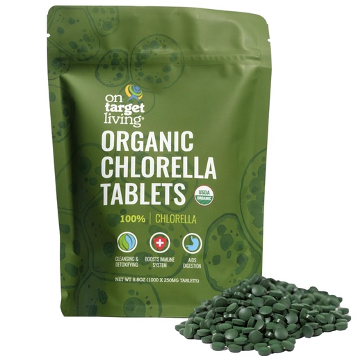 [BRSW2AQTAQORY2D2] On Target Living - Organic Chlorella Tablets