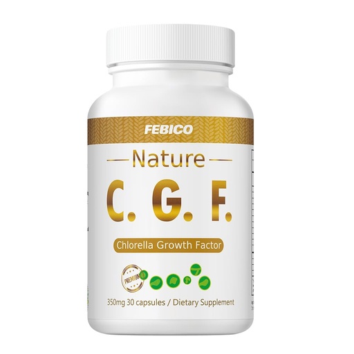 [BRSWIBAPCR5BQFTI] Chlorella Growth Factor CGF Capsules, 350mg, 30 Count, Non-GMO Vegan Supplement for Immunity & Cognitive Health Natural Spermidine Superfood