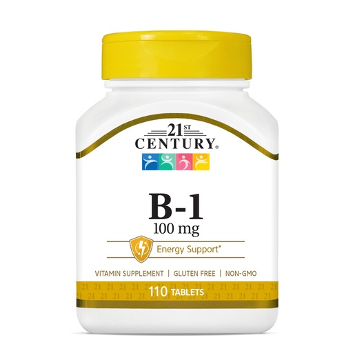 [BRSWIFYLAQMA2HI3] 21St Century Vitamin B-1 100Mg 110 Tabs