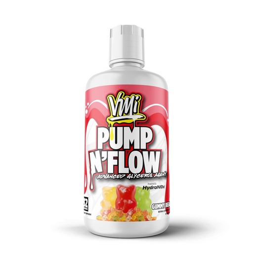 [BRSRACYZB4IQOCI6] VMI Sports Pump N Flow Advanced Glycerol Agent | Stimulant Free Pre-Workout | Pumps, Hydration and Performance | Zero Sugar | 32 fl oz. 32 Servings (32 Servings, Gummy Bear)