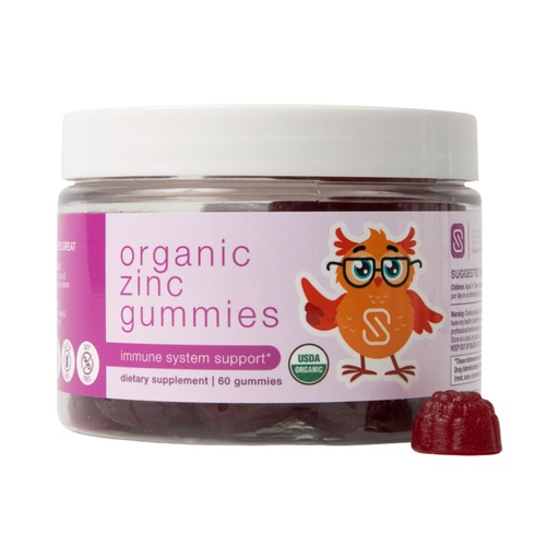 [BRSRGAI5PMIGMFLF] Organic Zinc Gummies by Dr. Ana Maria Temple | Supports Healthy Immune Function & Skin Health | USDA Certified Organic | Gentle, Highly Absorbable Zinc Citrate Form | 60 Gummies