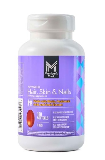 [BRSRGHY3PIJQ2EQ4] Advanced Hair, Skin & Nails Softgels, 120 ct.