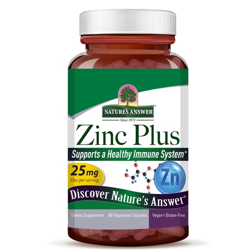 [BRSWYFA7BANGCYA6] Zinc Plus + Vitamins for Adults - 25mg of Immune Support with B6 60 Veg Capsules - Vegan, Gluten-Free, Cruelty-Free Zinc Piclonate | Immune Support