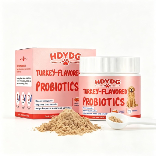 [BRSRGAI7DIMG223J] Turkey Tail Mushroom Powder for Dogs – Probiotics Supplement for Gut & Skin Health – Supports Immune System & Reduces Bumps – 100 Servings Dog Vitamins