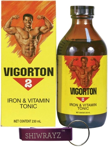 [BRSROH3YCN6WKHQZ] Vigorton 2 Iron & Vitamin Tonic Liquid Supplement 230ml (1 Pack)