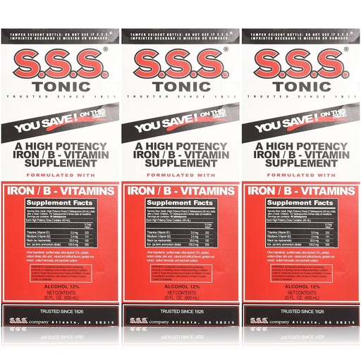 [BRSWIG34BYOAE3DI] SSS Company SSS Company S.S.S. Tonic Liquid Large, Large 20 oz (Pack of 3)