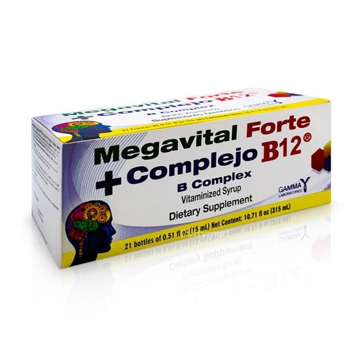 [BRSRAALYCEIRAHQ4] Vitaminized Syrup with B Complex | Dietary Supplement | 21 Bottles, 0.51 fl oz Each