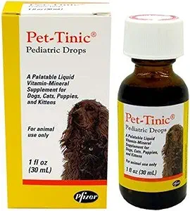 [BRSWIYDYDN4GK3TG] Pet-Tinic Pediatric Drops for Dogs, Cats, Puppies and Kittens, 1 oz. (30 ml) by Unknown