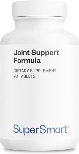 [BRSWIHQZBEDAAH3A] Supersmart Joint Support Formula (High Potency Complex) - with Glucosamine, Chondroitin, Hyaluronic Acid, MSM - Joint Support Supplement | Non-GMO & Gluten Free - 90 Tablets