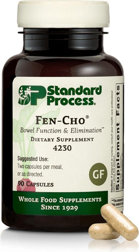 [BRSWGZT7CIIQ22T2] Standard Process Fen-Cho - Digestive & Gut Health Supplement - Gluten-Free, Non-Dairy & Non-Soy - 90 Capsules (45 Servings)