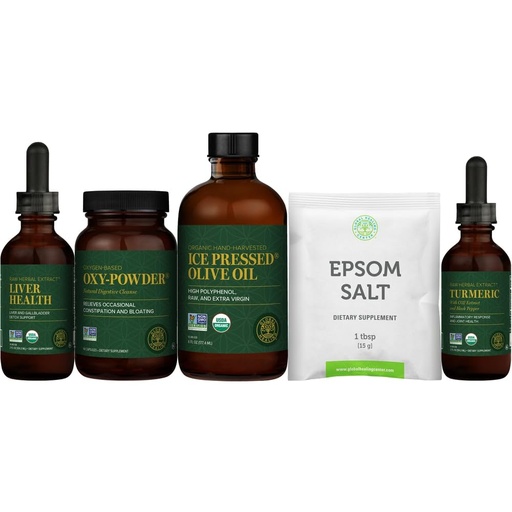 [BRSWGBA6B57BAC3U] Global Healing Center Liver Cleanse Program, 6 Day Detox