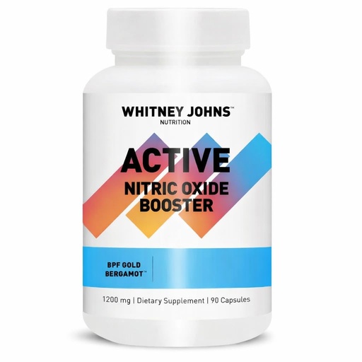 [BRSRGAD5OUGREF3V] Whitney Johns Active Daily Supplement - Nitric Oxide Booster, 1200mg per Serving, 90 Capsules (30 Servings) – Vitamin & Amino Blend for Energy Support, Endurance Support & Daily Wellness