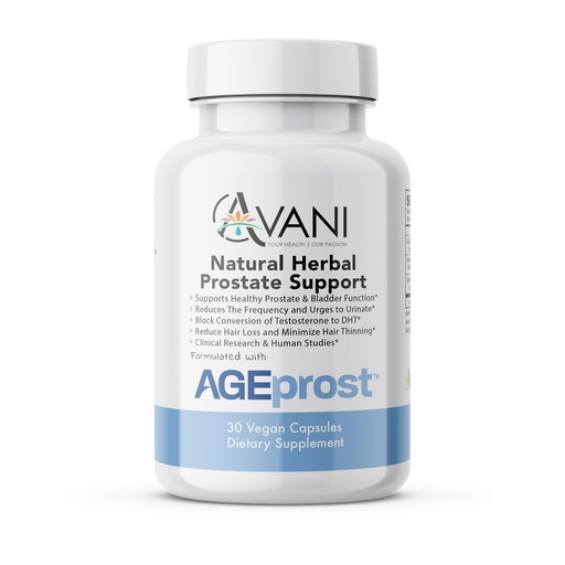 [BRSWY236DEFG23T6] Avani Health -- Best Natural Herbal Prostate Health Support - Supplement for Men - Reduce Frequent Urination & Midnight Bathroom Trips - DHT Blocker Hair Loss Supplement