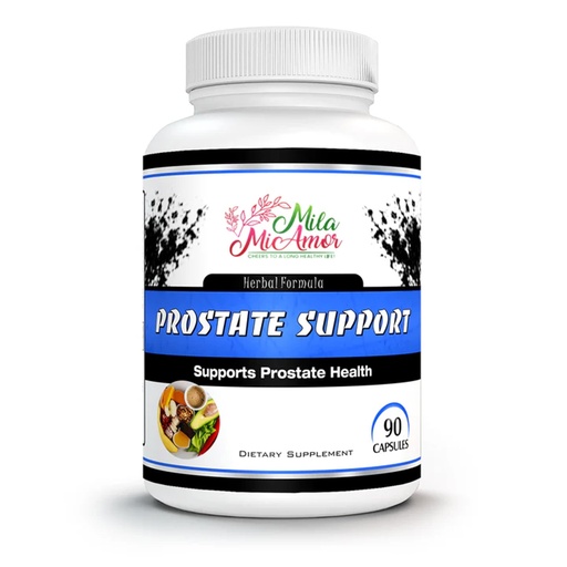 [BRSREHAHAAHQOFLD] Mila Miamor Prostate Support Supplement for Men | Saw Palmetto, Beta-Sitosterol, Reishi & Nettle | Supports Urinary Flow, Complete Bladder Emptying & Restful Sleep – 90 Capsules | Herbal Formula