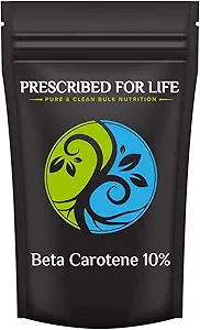 [BRSWGA35AV6GKH3L] Prescribed For Life Beta Carotene, 10% Beta Carotene Powder Extract, Converts into Vitamin A (2kg)
