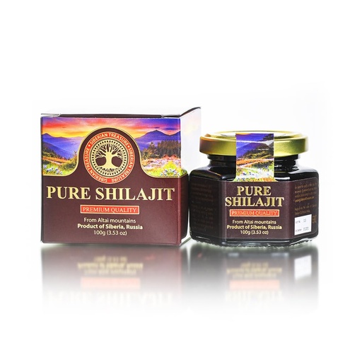 [BRSWKFQYBB4BE3LY] Pure Authentic Shilajit Siberian Mumijo Resin, 100 grams, 3.5 OZ