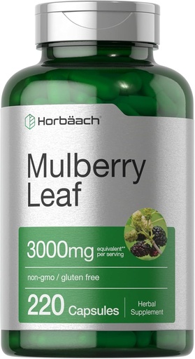 [BRSRO2QZAAPQ4D3Z] Horbäach Mulberry Leaf Extract Κάψουλες 3000mg 