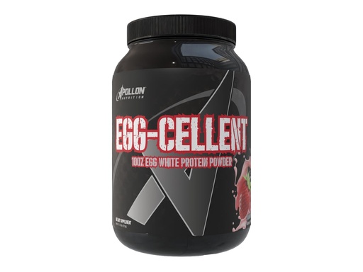 [BRSRABD2DN4GYE36] Apollon Nutrition Egg-Cellent | 24g Egg White Protein Powder, Recovery, Muscle Growth, for Men & Women, Dairy Free, Gluten Free, Lactose Free, Keto-Friendly (26 Serving, Strawberry Cream)