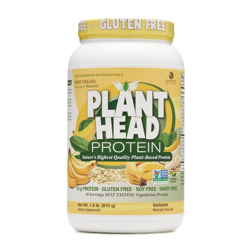 [BRSWKHD6OUCGAFD2] Genceutic Naturals Banana Plant Head Protein Powder, 1.8 Pound