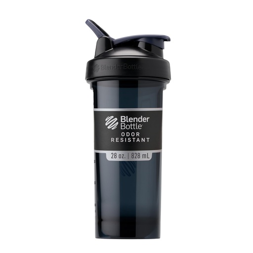 [BRSWGELROEMA4CD7] BlenderBottle Shaker Bottle Pro Series Perfect for Protein Shakes and Pre Workout, 28-Ounce, Black