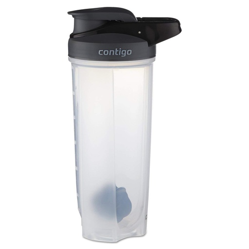 [BRSWIHQROUPRYF3I] Contigo - 70290 Contigo Shake & Go Fit Snap Lid Shaker Bottle, 28 oz, Black