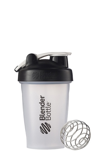 [BRSWIHY7BYFB43AZ] BlenderBottle Classic Loop Top Shaker Bottle, 20-Ounce, Clear/Black