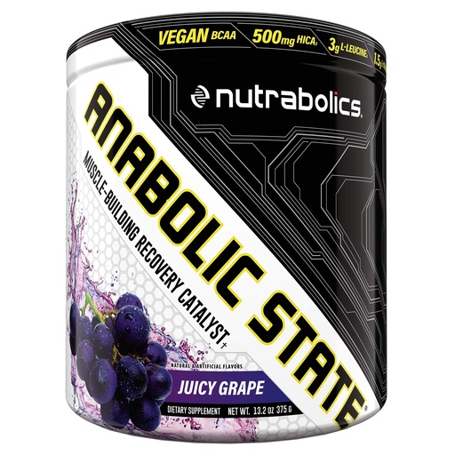 [BRSWGBQLOFYWCCL4] Nutrabolics Dietary Supplement Anabolic State Juicy Grape 375g (30 Servings)