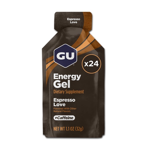 [BRSWIHAHDEOA2CQ7] GU Energy, Original Energy Gels, Espresso Love - 24 Count
