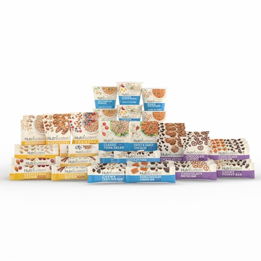 [BRSWYBIBCIHAKAYV] Nutrisystem® 14 Day Kit Flex, Ready-to-Go Breakfasts, Lunches, and Snacks, 42 Servings