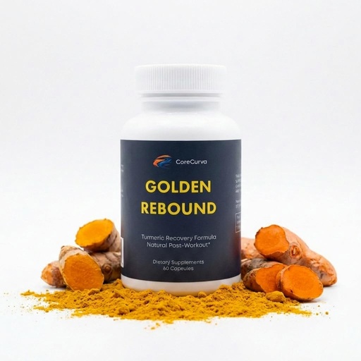 [BRSRGGATPMMRY3LP] Golden Rebound Turmeric Curcumin | 1,350mg Organic Turmeric, 95% Curcuminoids + Black Pepper Extract | Vegan, Athlete-Safe, GMP + 3rd Party Tested | 60 Capsules