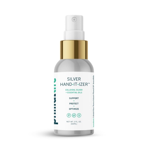 [BRSWYZD5OYCQIAL7] Primal Life Organics Silver Hand-it-izer Spray, Colloidal Silver Natural Hand Cleaner Spray, Keep Hands Fresh with Colloidal Silver Liquid Hand Spray, Alcohol-Free, 2 oz