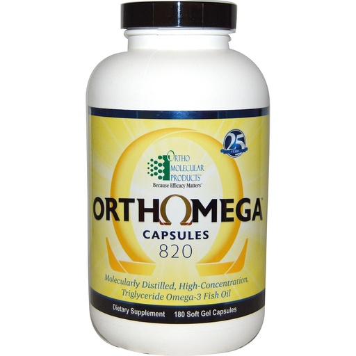 [BRSWIYIZCIIBCCTM] SEVNODI Ortho Molecular - Orthomega 820-180 Soft Gel Capsules