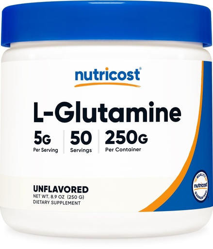 [BRSWKHYPA4EGYA3F] Nutricost L-Glutamine Powder 250 Grams