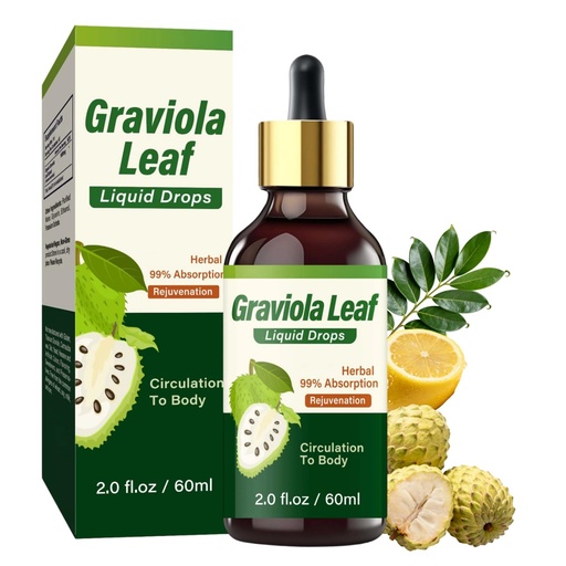 [BRSRYYAODMIRMCIZ] Soursop Bitters Liquid, Premium Soursop Drops Supplement for Daily Health Support, Concentrated Graviola Extract for Natural Wellness