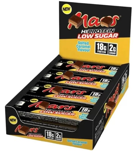 [BRSRGZTQDEHRA33L] Hi Protein Bars, Nutritious Snacks to Support Energy, Salted Caramel, High Protein 18g, Low Sugar 2g, Chocolate Caramel Snack, Ideal for Workout Recovery, On-the-Go Energy, Gym & Fitness Nutrition – 57g Each 12 Bar Value Box