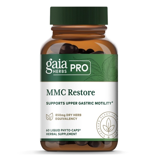 [BRSRMBQEC4HBQYLV] GAIA HERBS PRO MMC Restore - Digestive Health Supplement for Upper Gastric Motility - Contains Fennel Seed, Turmeric Root, Gentian Root & Magnolia Bark - 60 Liquid Phyto-Caps (60 Servings)