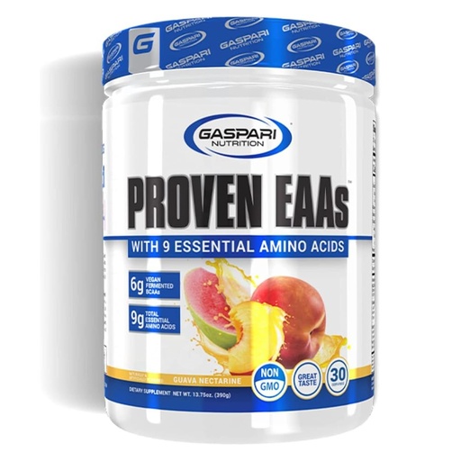 [BRSWGCYYDF7R6GT5] Gaspari Nutrition Proven EAAs™ with 9 Essential Amino Acids, Guava Nectarine, 13.75 oz (390 g)