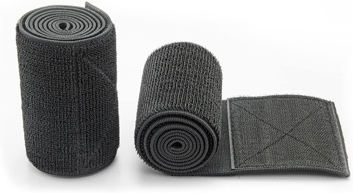 [BRSW2HA3AR6BUC3G] Elastic Belly Band & Body Wrap Set (2 Pack) - 4.93 Inch Wide, High-Density Stretch for Body Slimming, Fitness, Support | Fits Elitzia ETMW919W & More