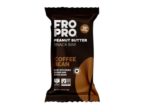[BRSW2YD2AB6QMGTL] FROPRO Plant Protein Snack Bars - Plant Based Protein Bars, All-Natural, Gluten, Dairy, & Soy Free, High Protein Bars with Low Calories | Coffee, 12 Pack