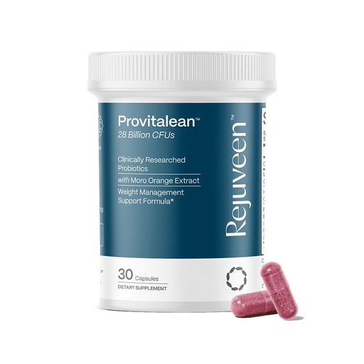 [BRSREYYQOEIQEC3H] Provitalean Metabolism Fuel for Women | Mute Cravings for Belly Fat & Resistant Waistlines | B420 Probiotic, Morosil, Chromium | Vegetarian, Stimulant-Free, Gluten-Free | 30 Ct