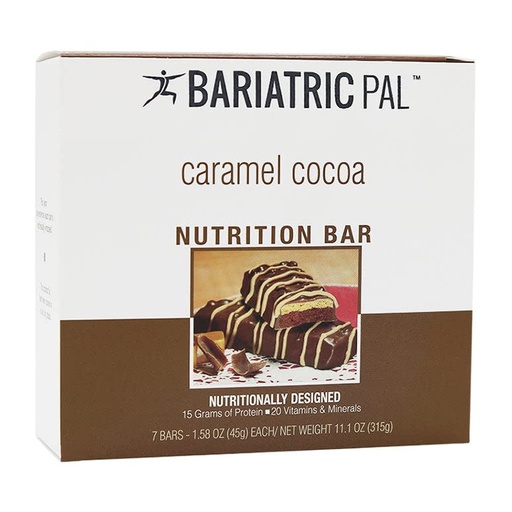 [BRSROBD5BACREFLG] BariatricPal 15g Protein Bars - Caramel Cocoa (1-Pack)