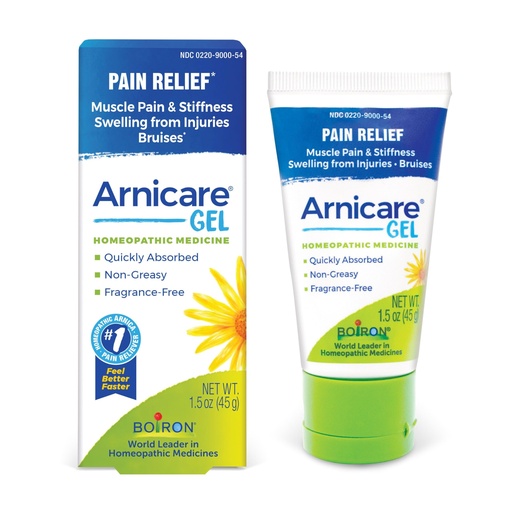 [BRSWIYQOAR6BUGDY] Boiron Arnicare Gel for Relief of Joint Pain, Muscle Pain, Muscle Soreness, and Swelling from Bruises or Injury - Non-greasy and Fragrance-Free - 1.5 oz