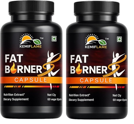 [BRSREHQ6A4FRUE34] Fat Burner & Energy 60 Capsules | Weight Loss Capsules | Support Healthy for Men & Women Supplements (2, 4 Ounces) Pack of 2